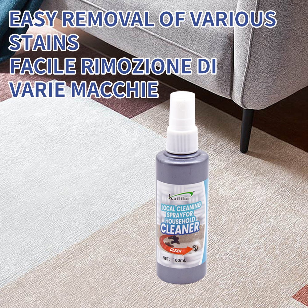 Manufacturer Wholesale 100ml Carpet Cleaner Liquid Customized Deep Cleaning Household Chemicals Detergent Liquid Spray Carpet