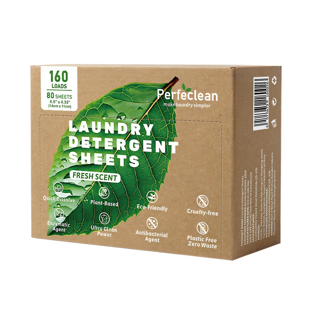 Factory Wholesale Fresh Fragrance Laundry Detergent Sheets Portable Soap Paper Sheets Laundry Tablets