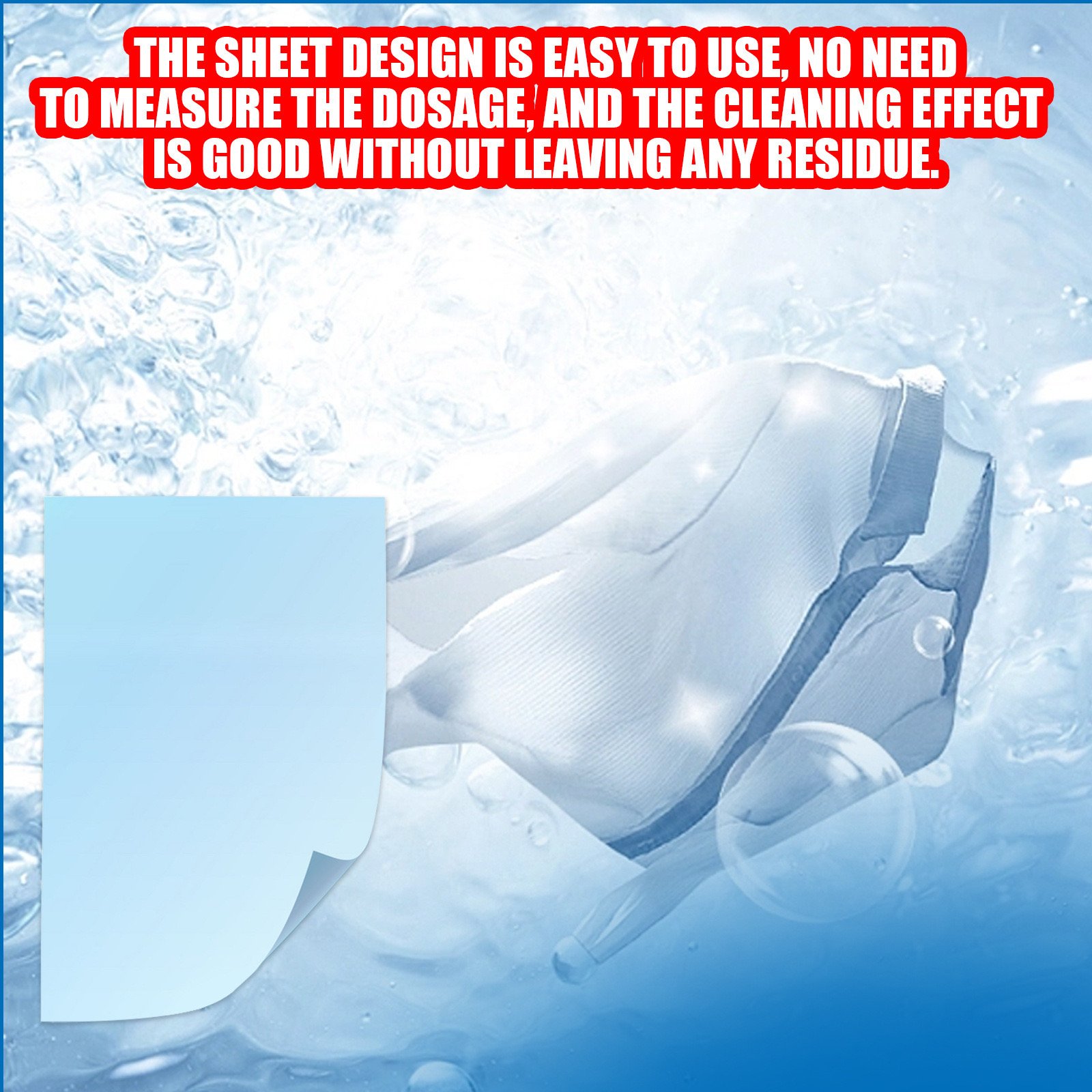 Factory Eco-friendly Biodegradable Hypoallergenic Pure Natural Plant Laundry Detergent Sheet Strips