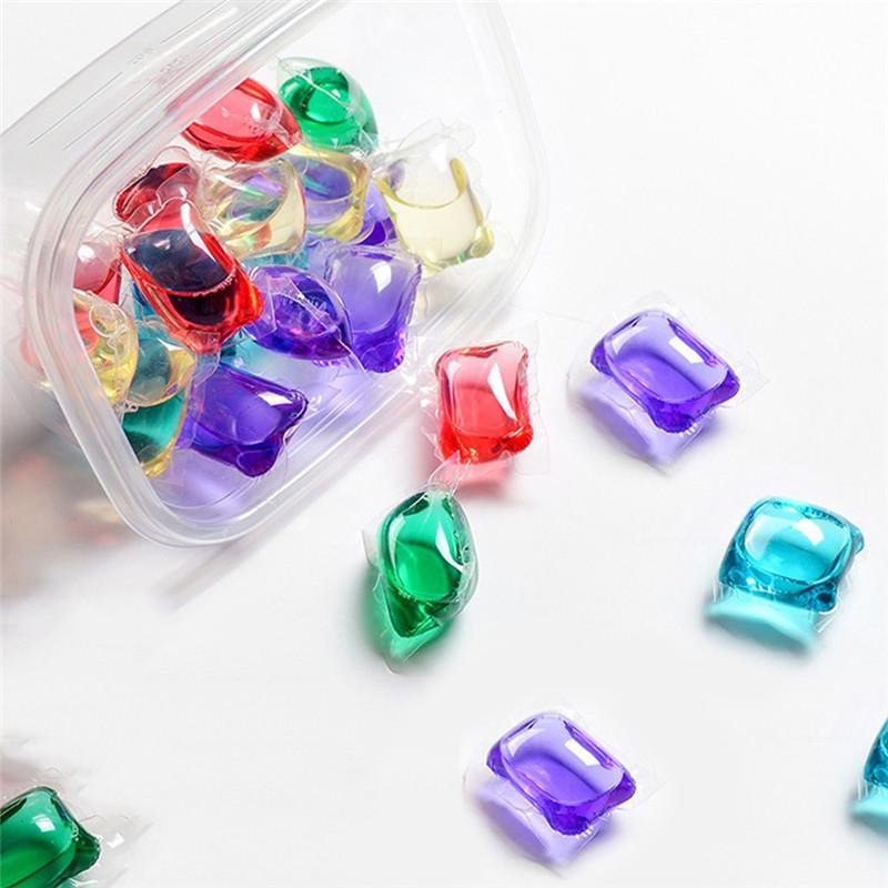 Eco-friendly cleaner pods scented beads washing capsules liquid gel laundry detergent pods