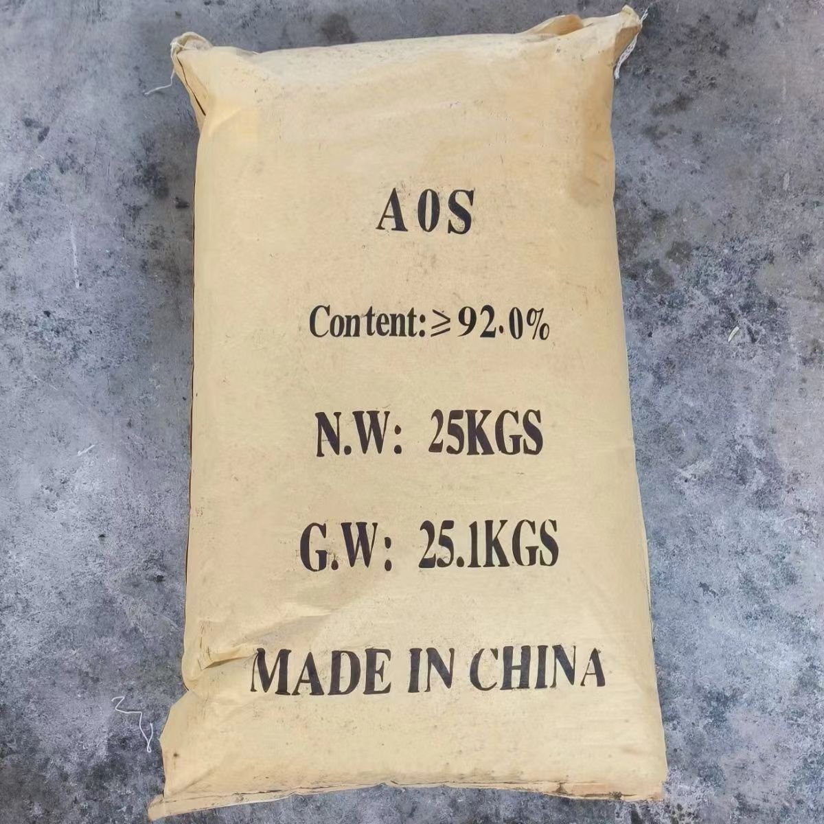 Wholesale Alpha-alkenyl Sulfonate Sodium AOS Liquid Foaming Agent Surfactant Daily Chemicals for Building Wash AOS