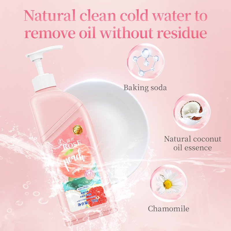 Daily chemical detergent raw material factory wholesale fruit&vegetable detergent liquid natural fragrance dish washing liquid