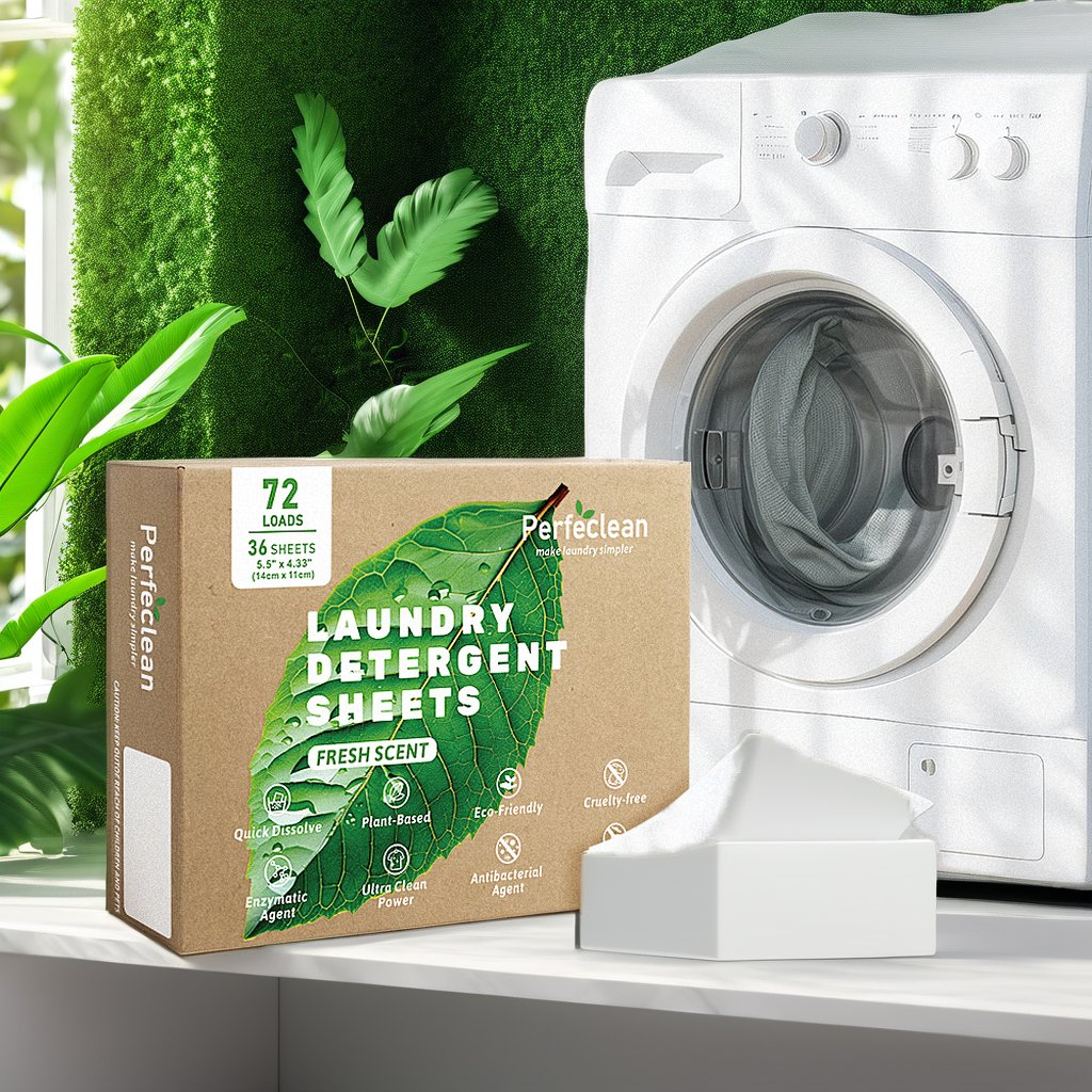 Laundry Detergent Sheets Portable Solid Paper Degradation Laundry Clean Detergent Sheets Laundry Tablets
