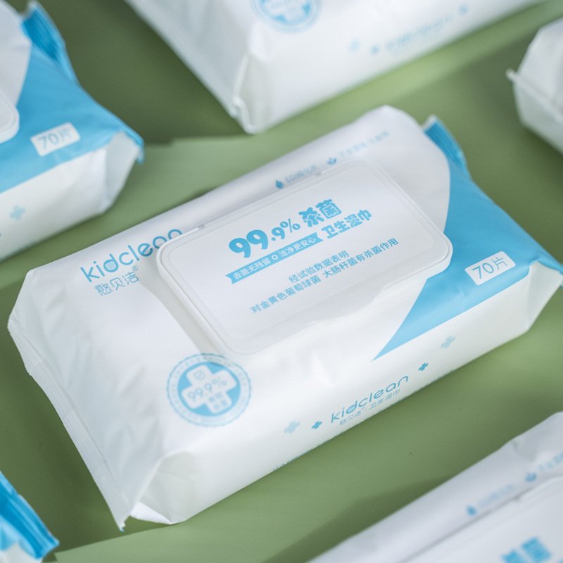 Non-alcohol disinfecting cleaning 70pcs wet wipes