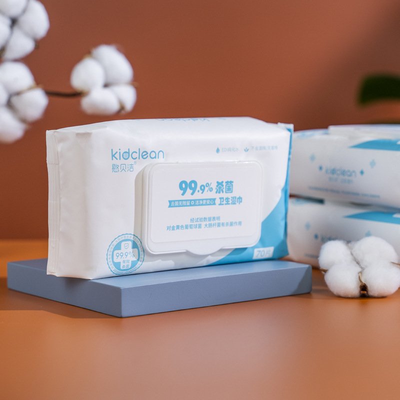 Non-alcohol disinfecting cleaning 70pcs wet wipes