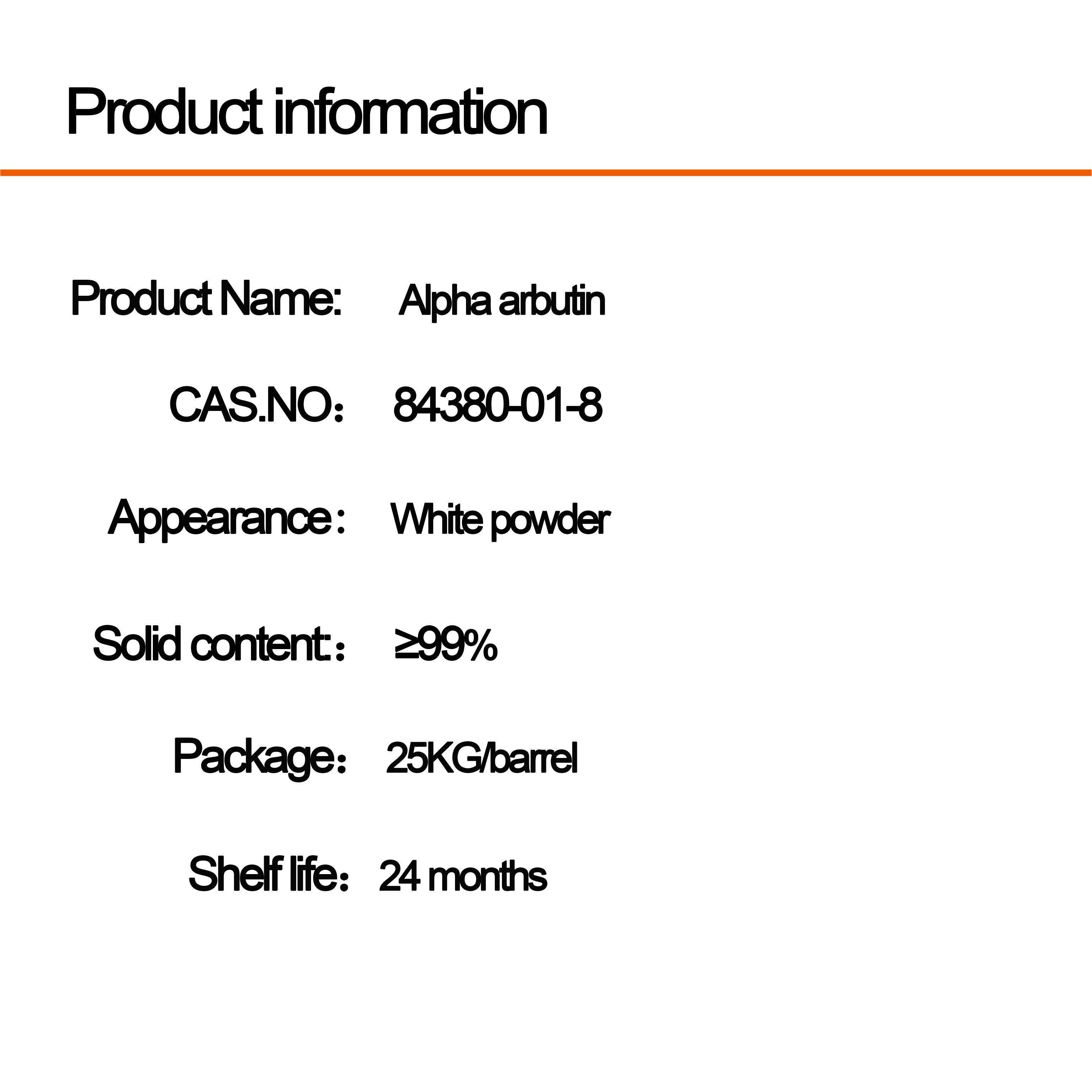 Alpha arbutin powder CAS 84380-01-8 4-hydroquinone-alpha-d-glucopyranoside Daily chemicals Cosmetic Raw Materials Factory price