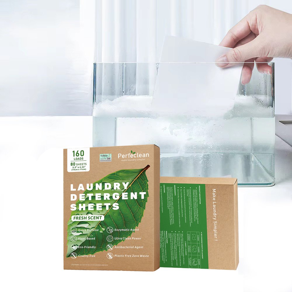 Strongly Fragrant Eco-Friendly Concentrated White Laundry Detergent Disposable Cloth Washing Paper Cleaning Dirt Eco-Friendly