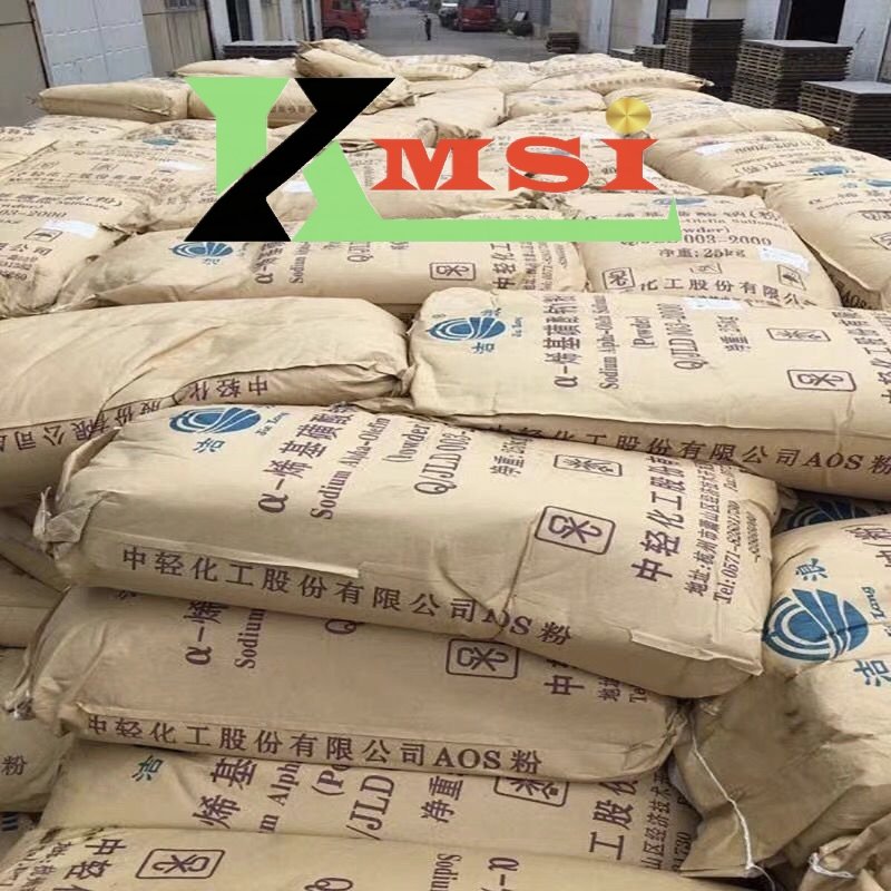 Daily Chemicals Aos White Powder Sodium Alpha Olefin Sulfonate 98% CAS 68439-57-6 Liquid Soap Shampoo Daily Detergent Use