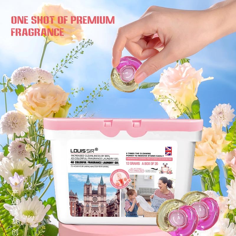 Material Eco-friendly Water Soluble Film Laundry Detergent Capsule Laundry Sauce Pods