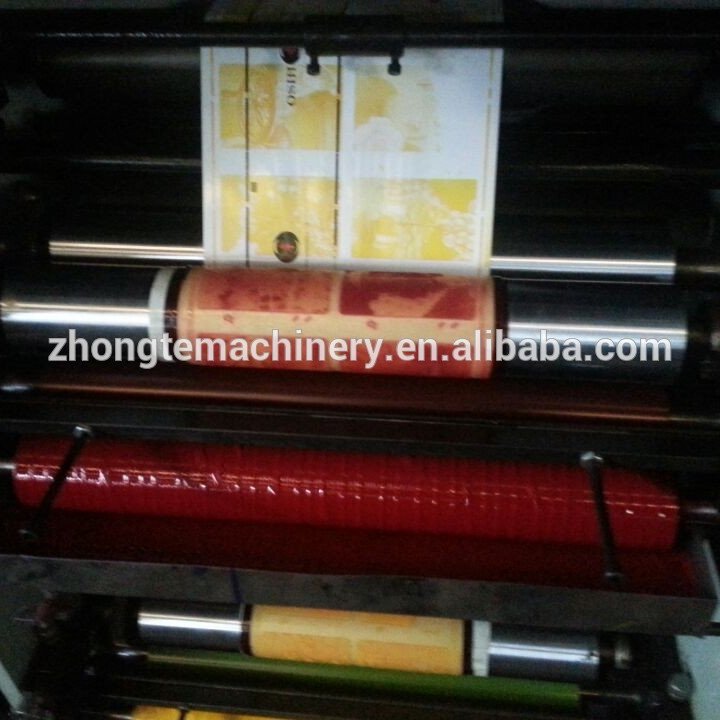 daily chemical film Label 4 color flexo printing machine