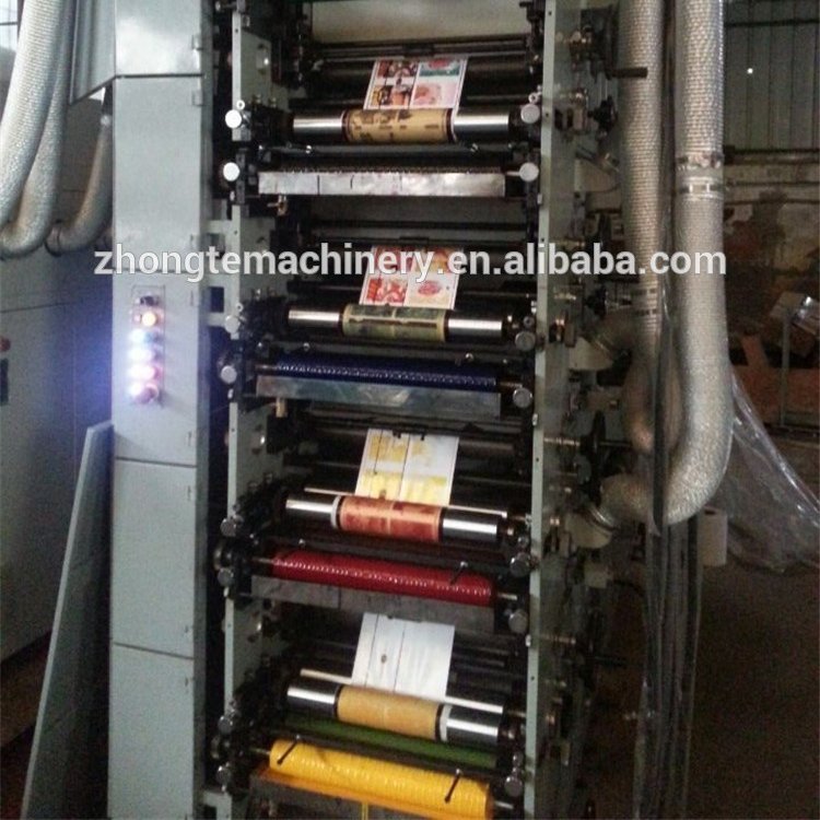 daily chemical film Label 4 color flexo printing machine