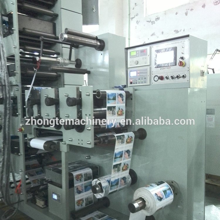 daily chemical film Label 4 color flexo printing machine