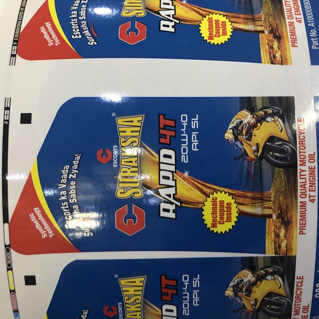 daily chemical film Label 4 color flexo printing machine