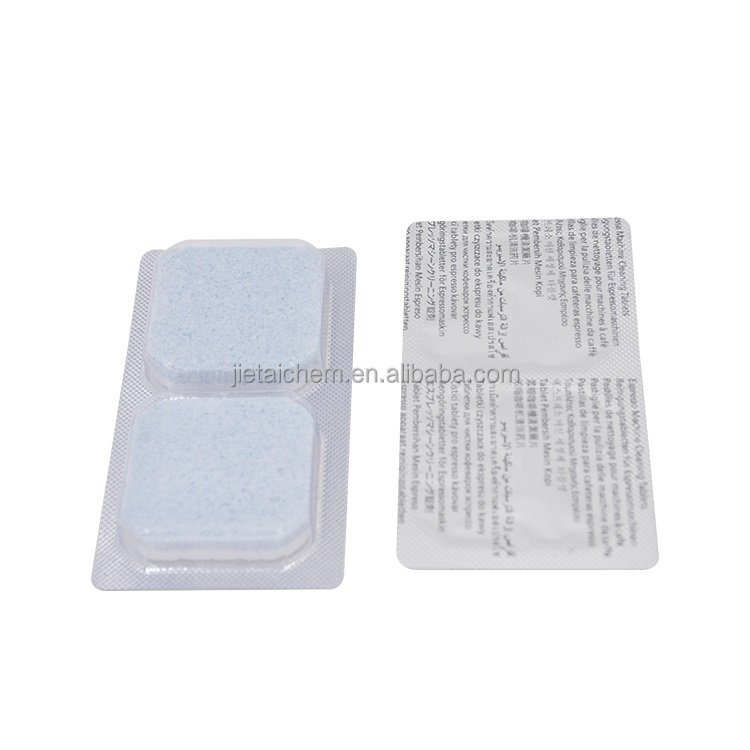 Eco friendly remove limescale deposits cleaner coffee machine descaling tablets