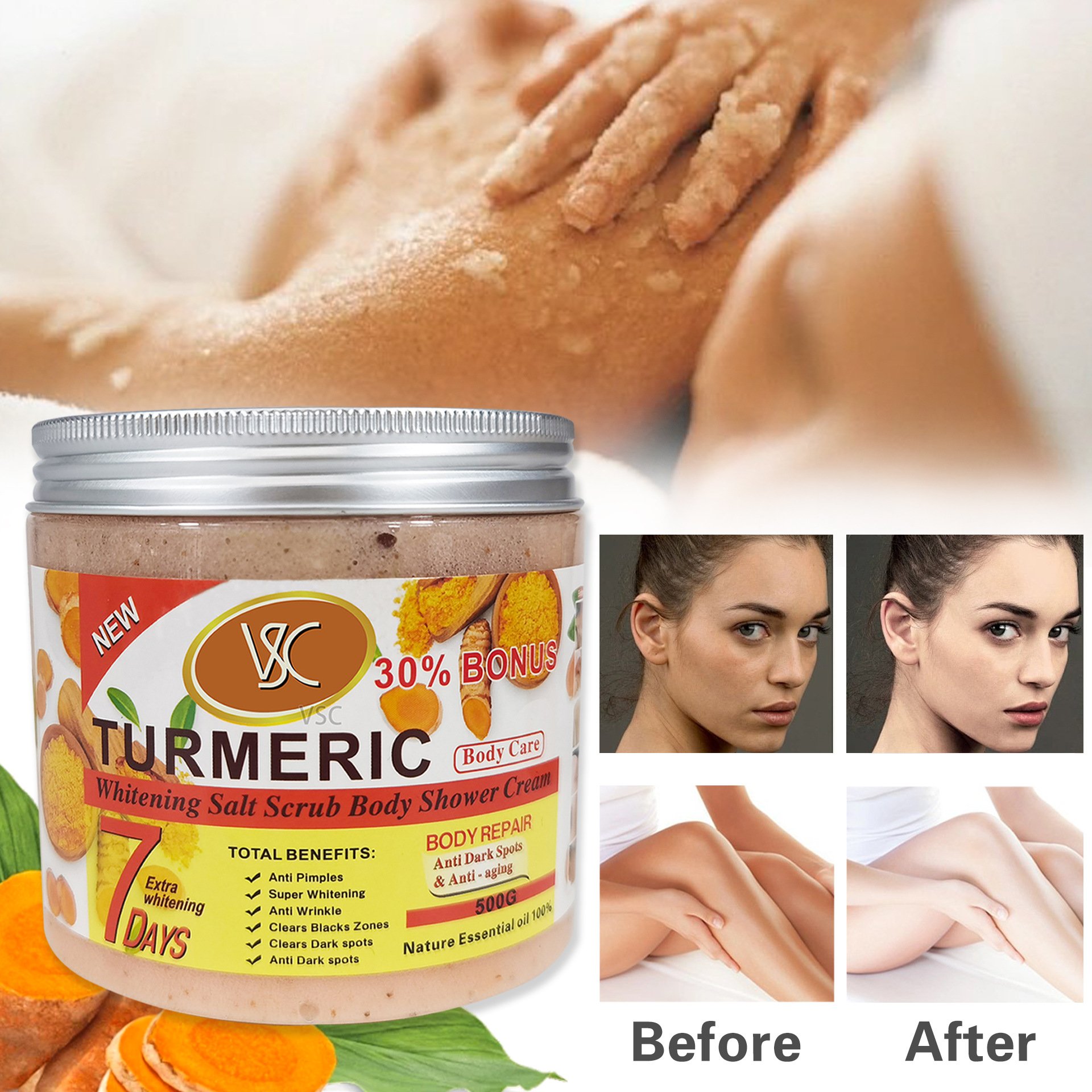 Hot Selling Coffee Body Scrub Exfoliating Whitening Brightening Deep Cleanser Scrub