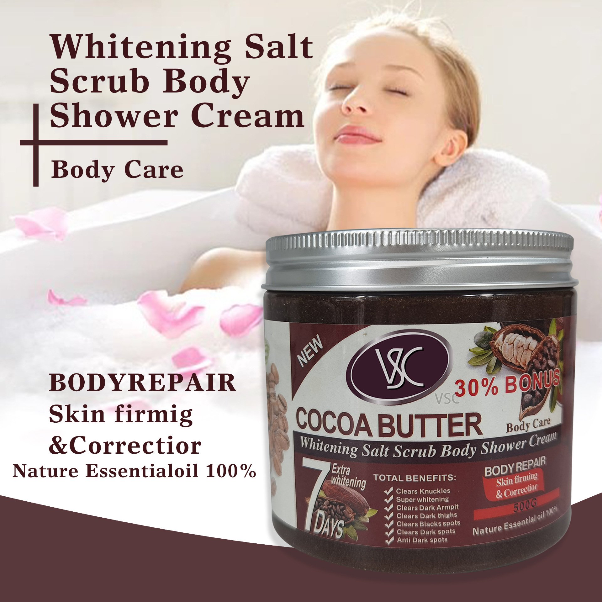 Hot Selling Coffee Body Scrub Exfoliating Whitening Brightening Deep Cleanser Scrub
