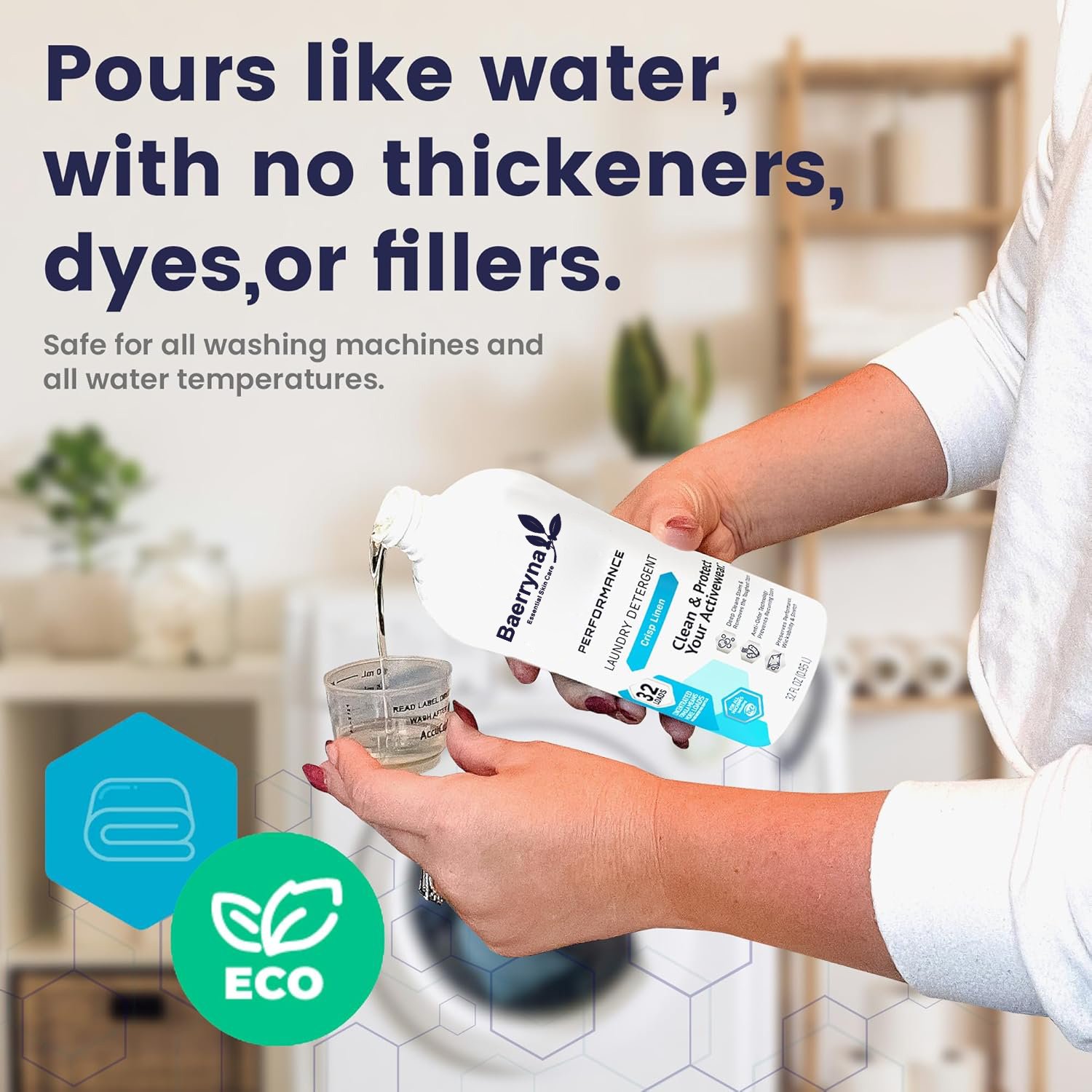 Hypoallergenic And Biodegradable Formula Laundry Detergent Liquid For Washing Clothes