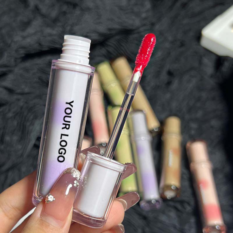 Custom lip gloss oem makeup manufacturers lip glaze waterproof moisturizing matte red lip gloss private label