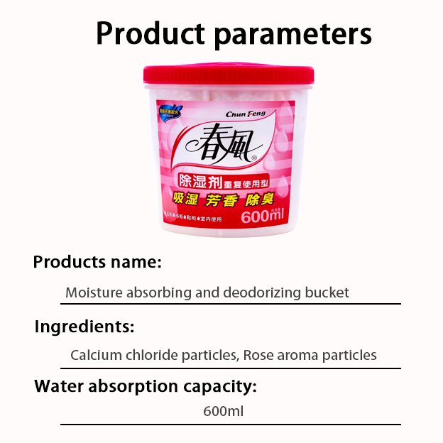 Wholesale OEM 600ml Moisture Proof box rose fragrance Anti Mildew wardrobe desiccant dehumidifier moisture absorber