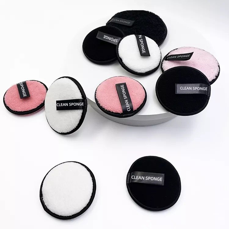 New reusable microfiber spa facial pads custom cleansing pads organic eco-friendly washable microfiber makeup remover pads