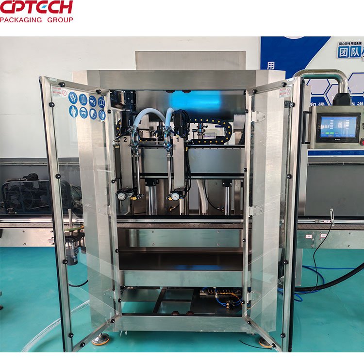Full automatic liquid production line with feeder with capper for pharmaceutics, daily chemicals, foodstuffs