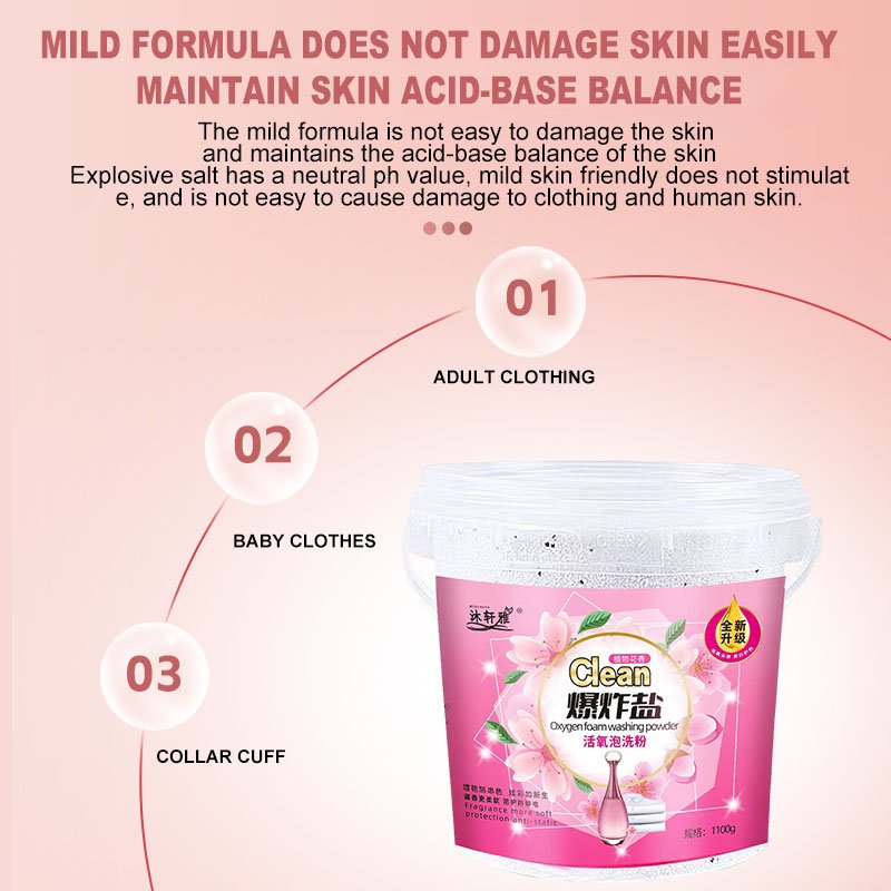 Top-Selling Oxygen Bleaching Powder Stain Remover Washing Powder for Apparel Use