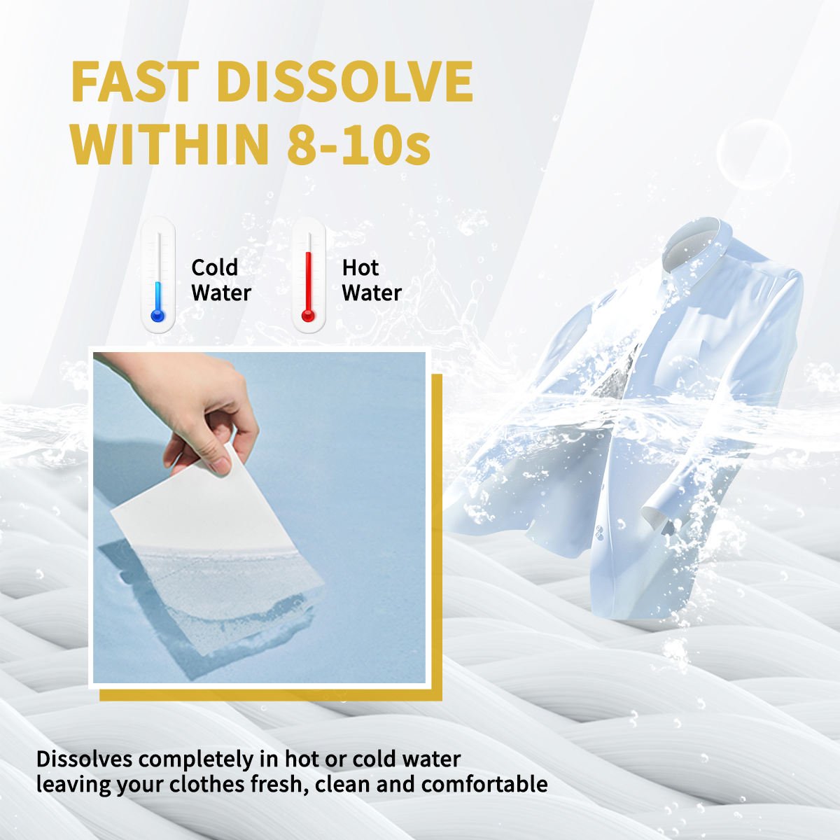 Biodegradable Eco Friendly Laundry Sheet Pure Natural Plant Laundry Detergent Sheets Strips