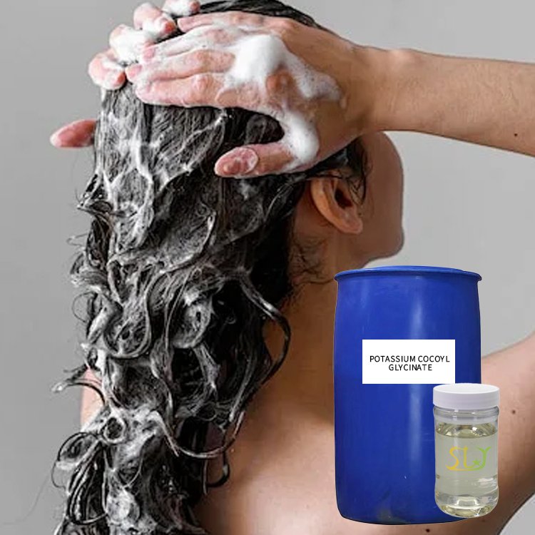 Hot sale detergent for daily chemical raw materials Shampoo Body wash Potassium Cocoyl Glycinate 301341-58-2