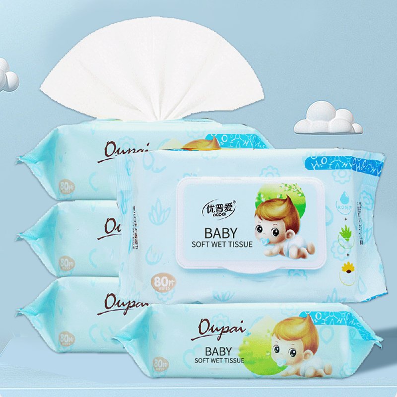 Babi Water Wipe Kids Hand Nonwoven Chemical Free 99.9 Purified Baby Wet Wipes Organic Disposable Eco Friendly Baby Wipes