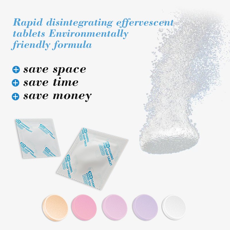 Eco-Friendly Cleaner Tablet Strawberry High Foam Hand Sanitizer with Sustainable Ingredients Perfect Daily Hand Hygiene Routine