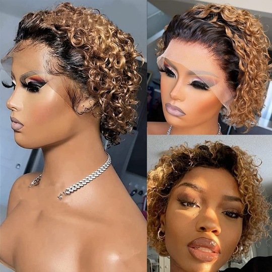 Small Curly Hair Female Chemical Fiber Short 6 Inch Curly Wig Synthetic Hair Women'S Wig Headgear Wholesale