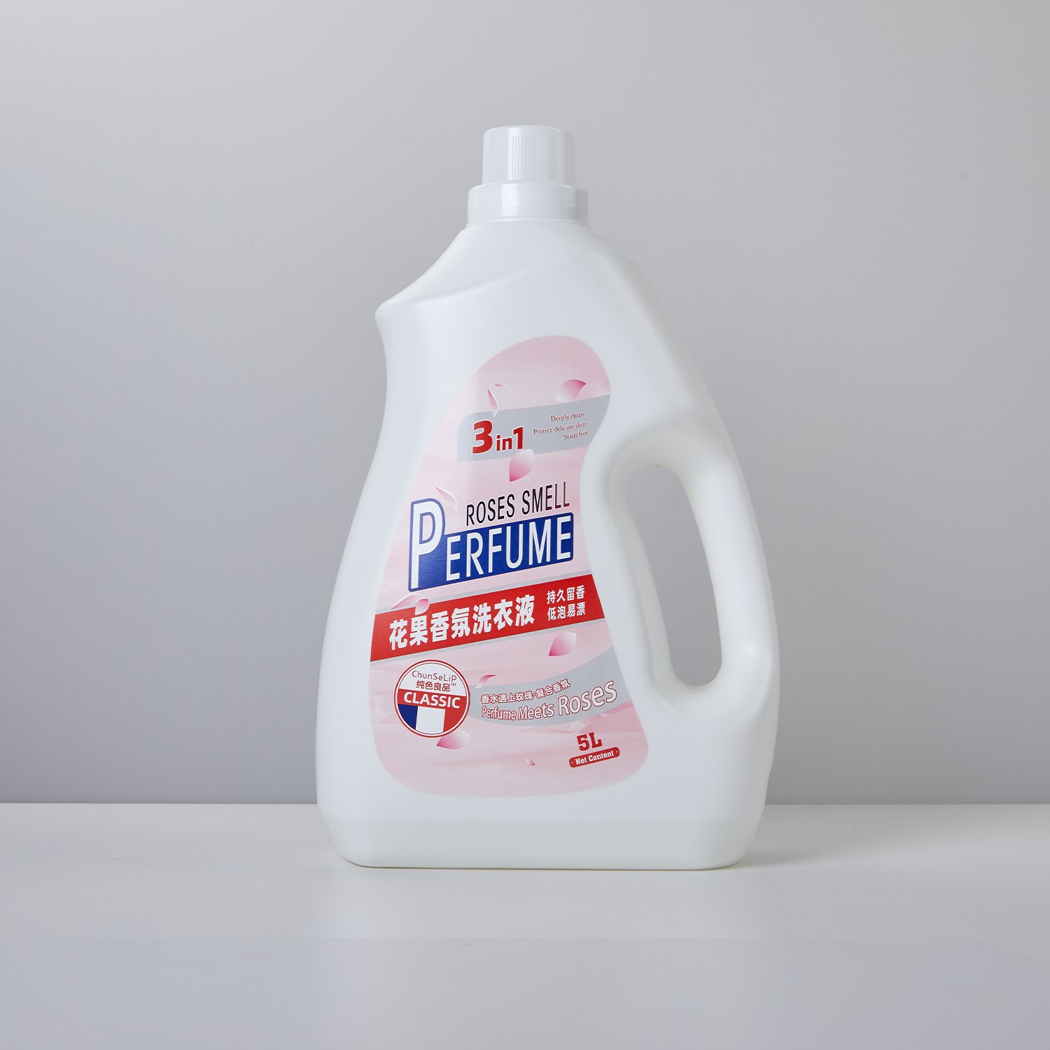 5L high quality household laundry detergent Practical fruit essence fabric softener, easy to clean disposable clothes