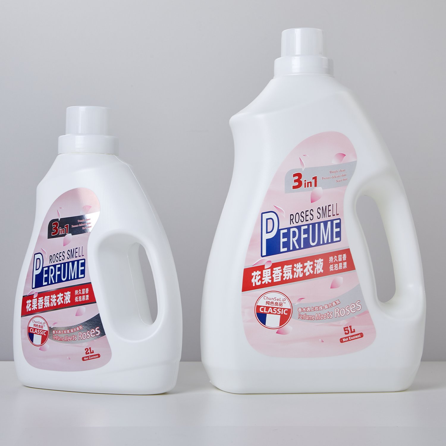 5L high quality household laundry detergent Practical fruit essence fabric softener, easy to clean disposable clothes