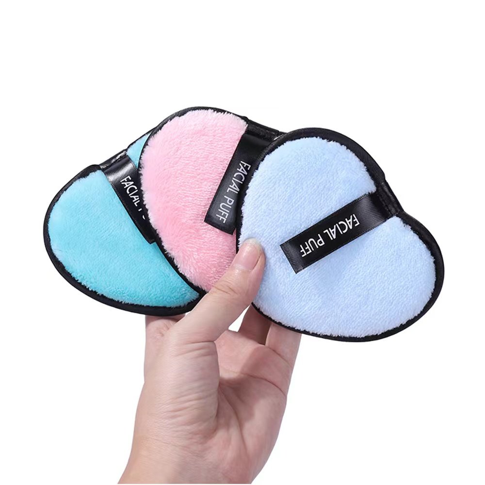 Customize Logo Microfiber Reusable Facial Cloth Pads Microfiber Makeup Remover Pad