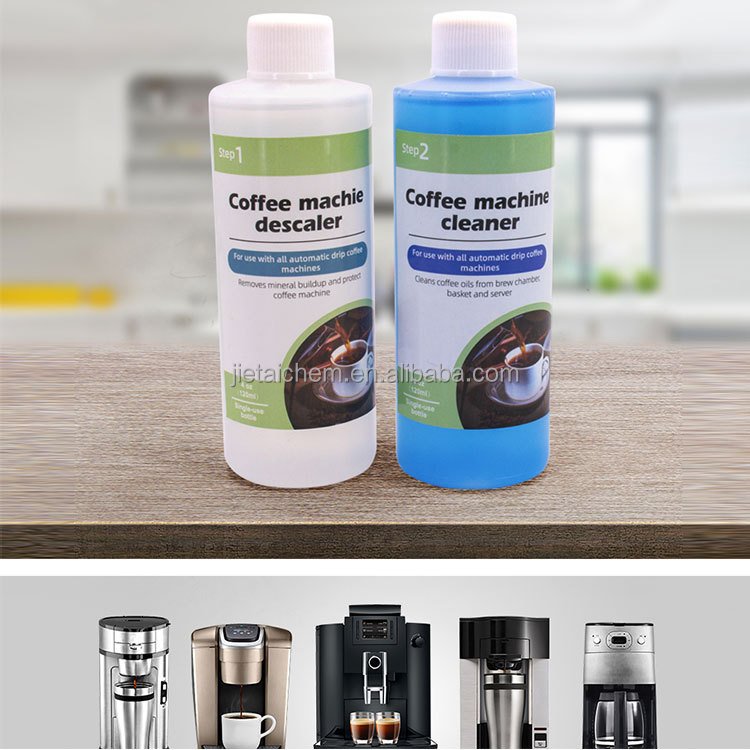 Coffee Maker Cleaner and Descaler Kit - Professional at Home Coffee Machine Cleaning and Descaling