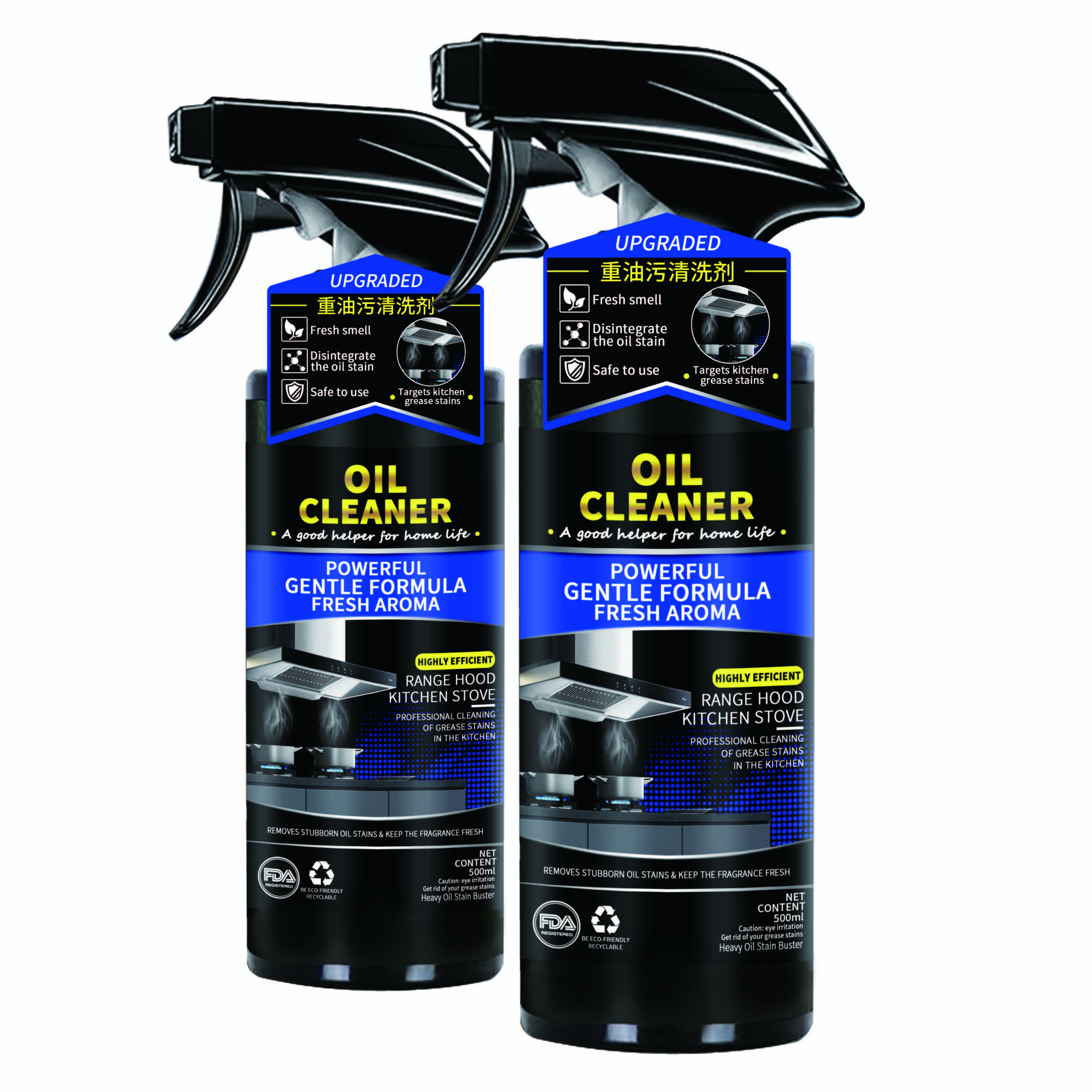Daily Use Professional Home Cooktop Protective Kitchen Cleaner Degreaser Best Sale