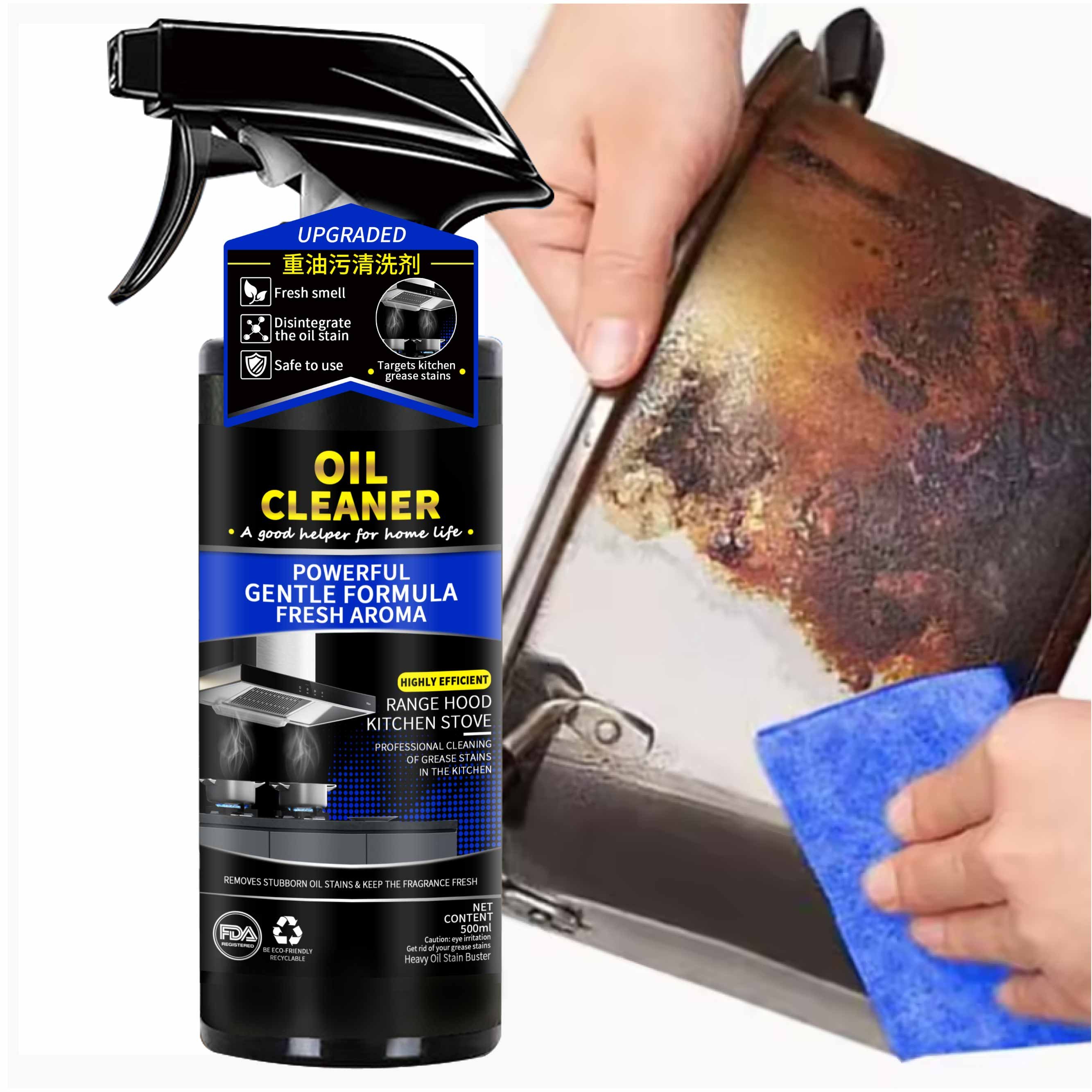 Daily Use Professional Home Cooktop Protective Kitchen Cleaner Degreaser Best Sale