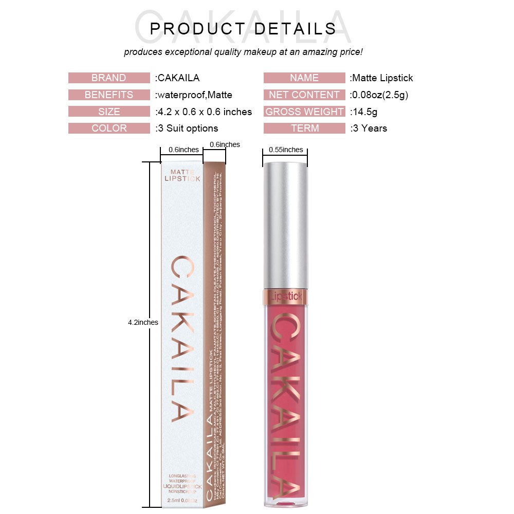 Wholesale Daily Makeup Matte Liquid Lip Gloss 18 Colors Long Lasting Waterproof Moisturizing Cosmetics Lip Gloss