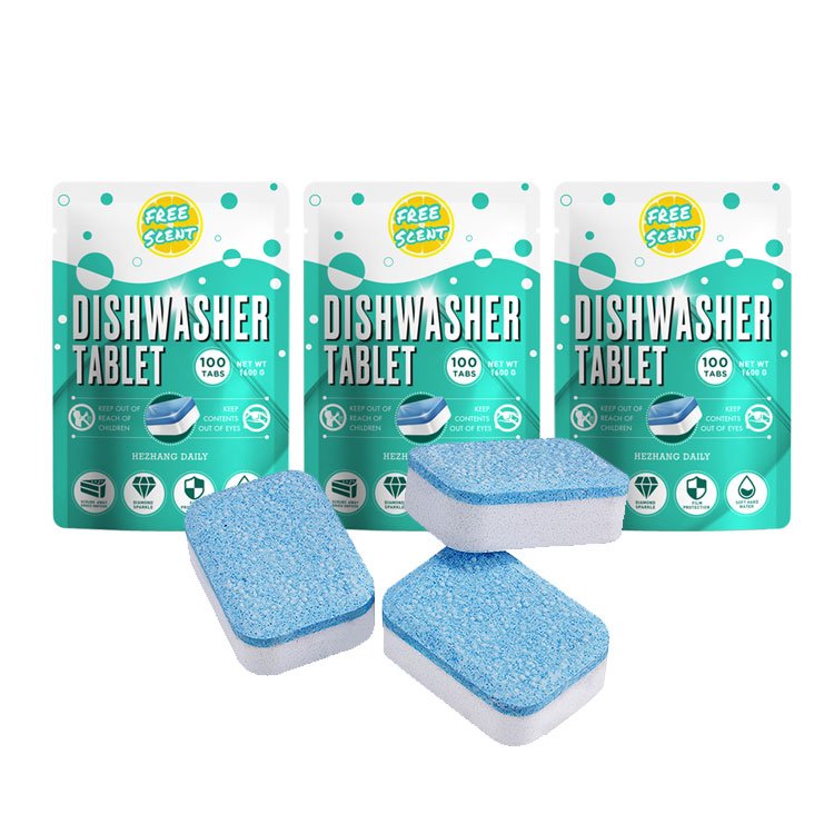 Eco Friendly Tablet Dishwashing Detergent Dishwasher Cleaning Tablet For Wholesales