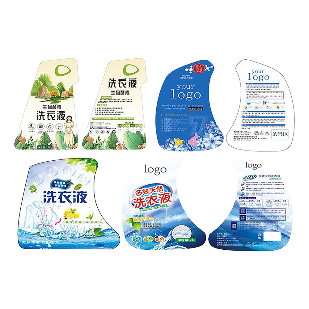 Wholesale Customizable sticker printing label for household daily chemical product label sticker detergent label