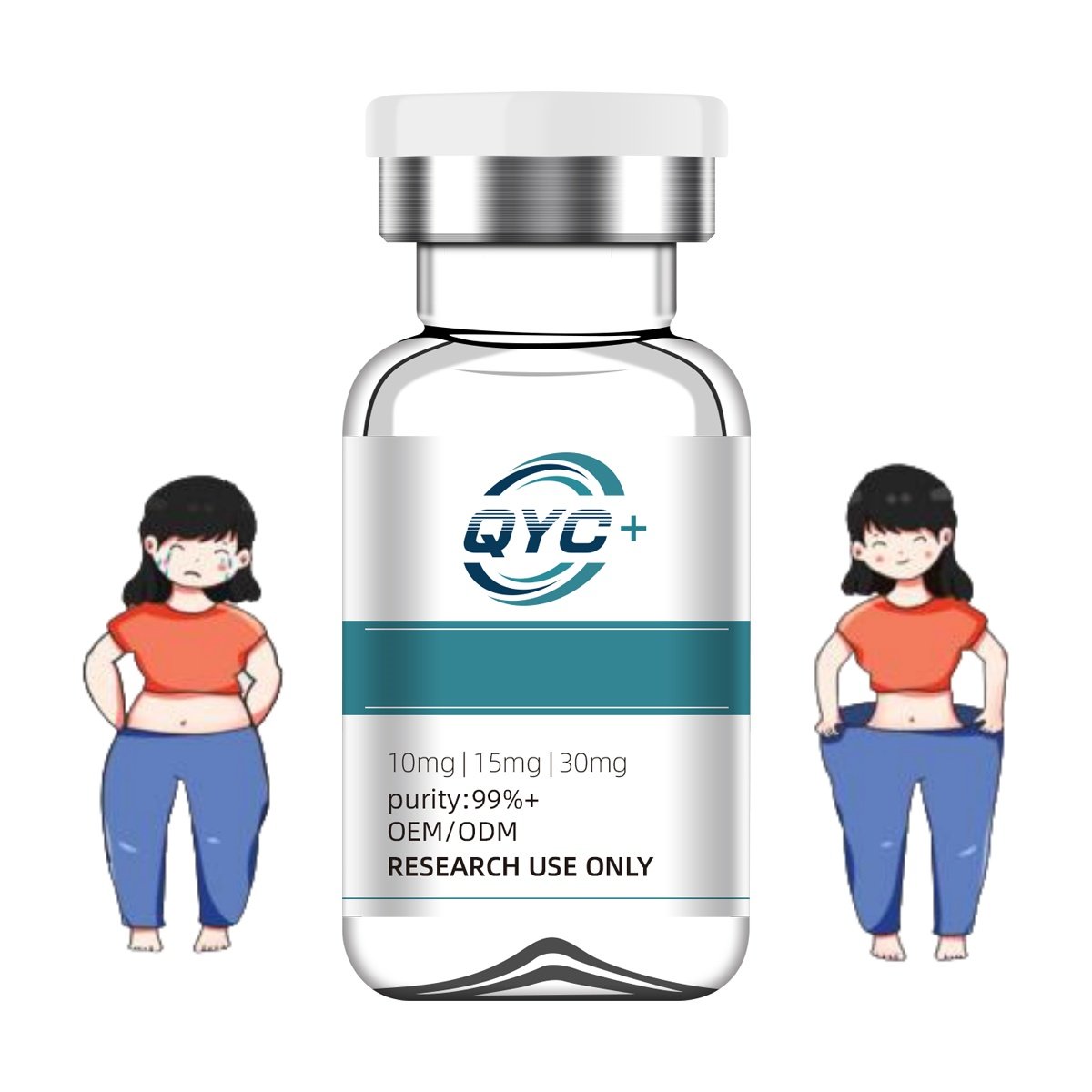 Factory direct sales, wholesale, high-purity weight loss peptides, ready-made 5 mg, 10 mg, 15 mg, 20 mg, can be customized