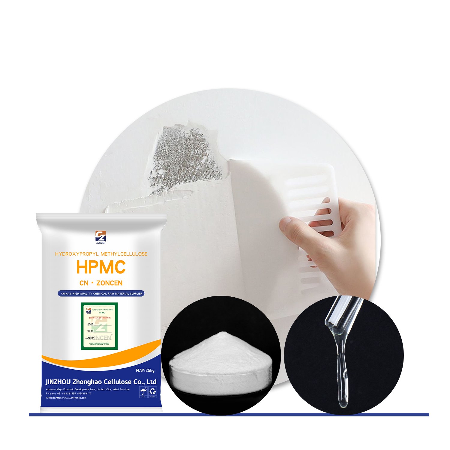 High Water Retention HPMC Hydroxypropyl Methyl Cellulose For Tile Grouts Use Chemical Auxiliary Agent Product Cellulose