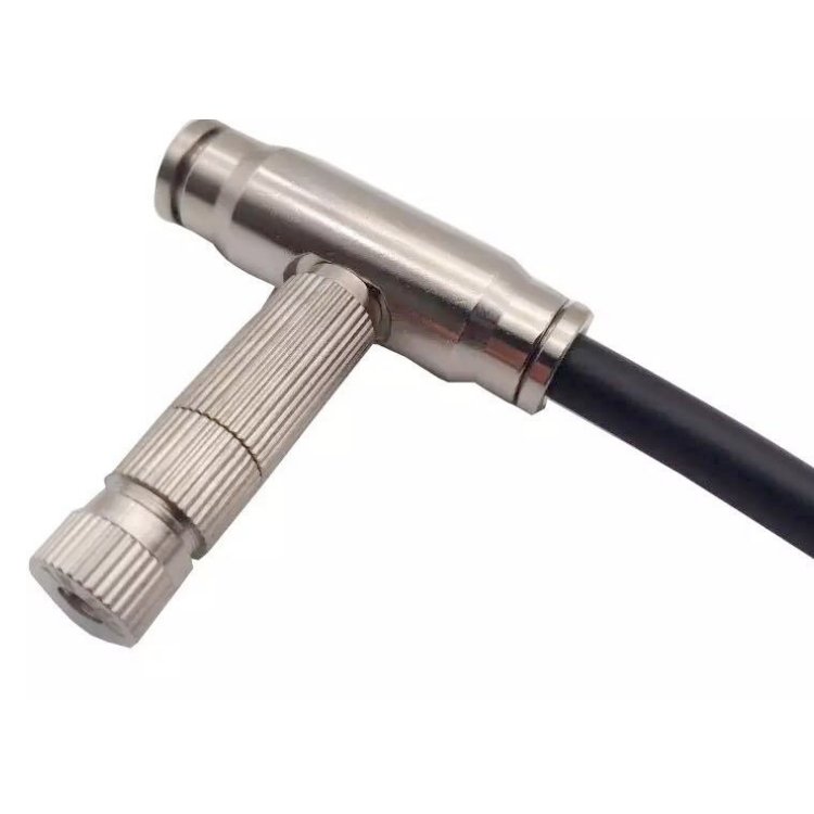 Stainless steel high pressure nozzle outdoor cooling and moisturizing 0.1-0.5mm mist nozzle