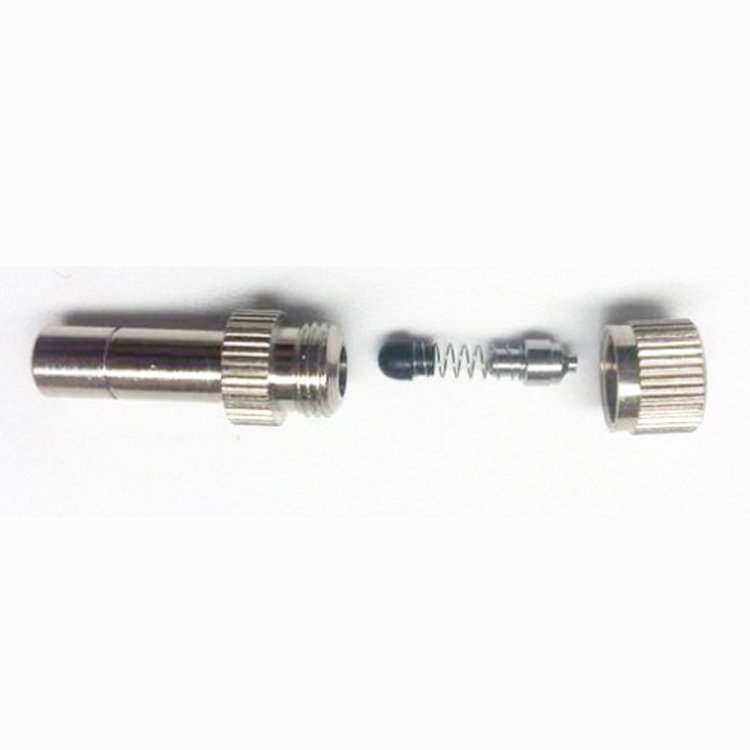 Stainless steel high pressure nozzle outdoor cooling and moisturizing 0.1-0.5mm mist nozzle