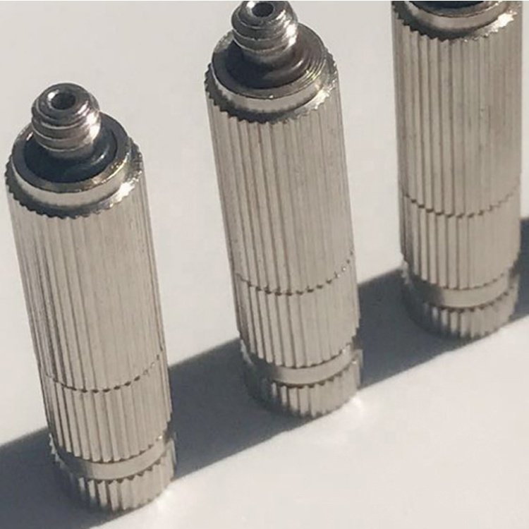 Stainless steel high pressure nozzle outdoor cooling and moisturizing 0.1-0.5mm mist nozzle