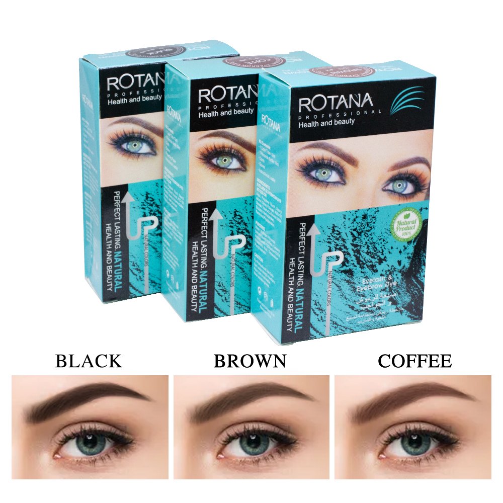 Private Label henne sourcil Tattoo Cream Henna Brow longlasting at home Eyelash brow Eyebrow Tint Dye tinting Kit