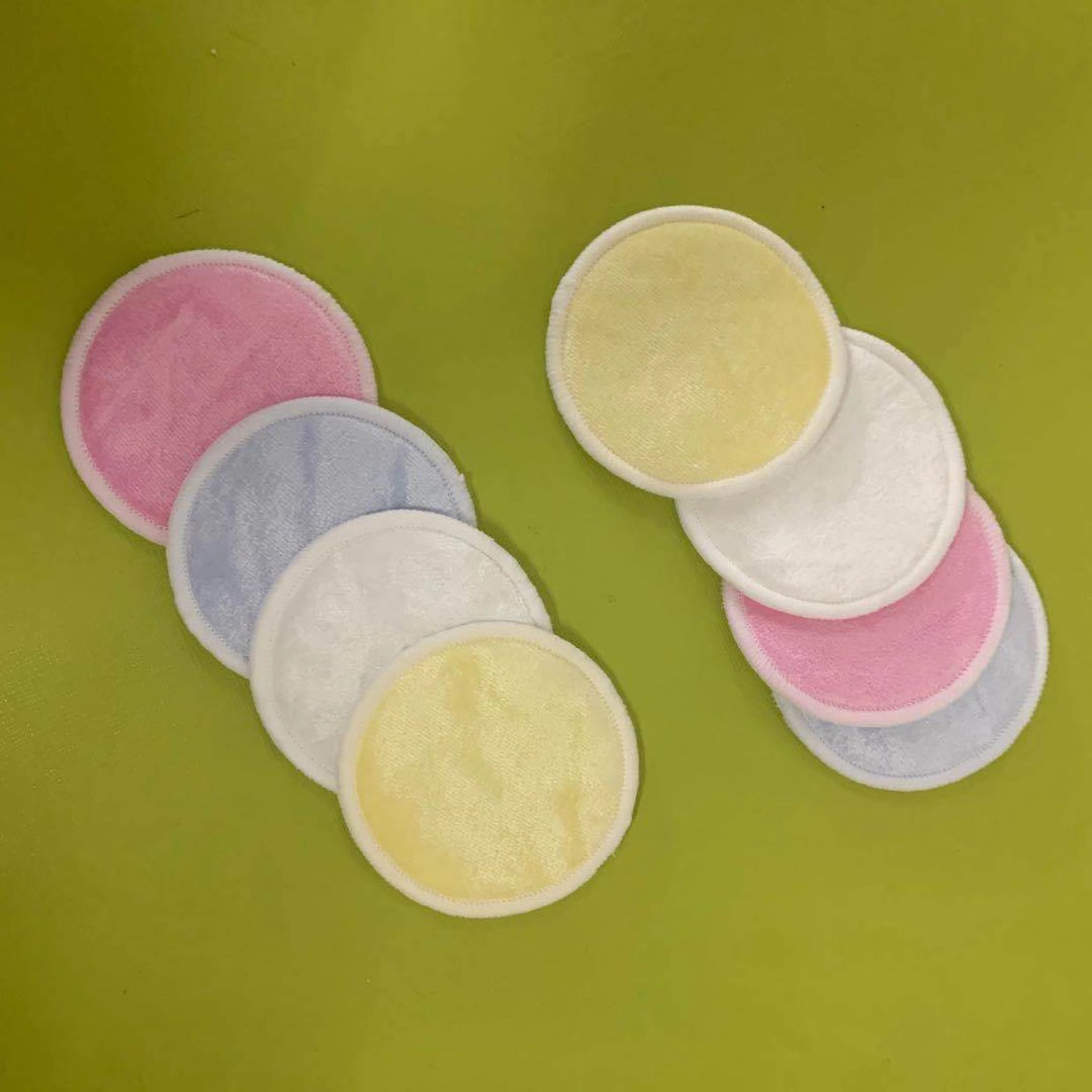 Organic Bamboo Cotton Pad Reusable Makeup Remover Pads Washable Eco-friendly Natural Bamboo Cotton Rounds