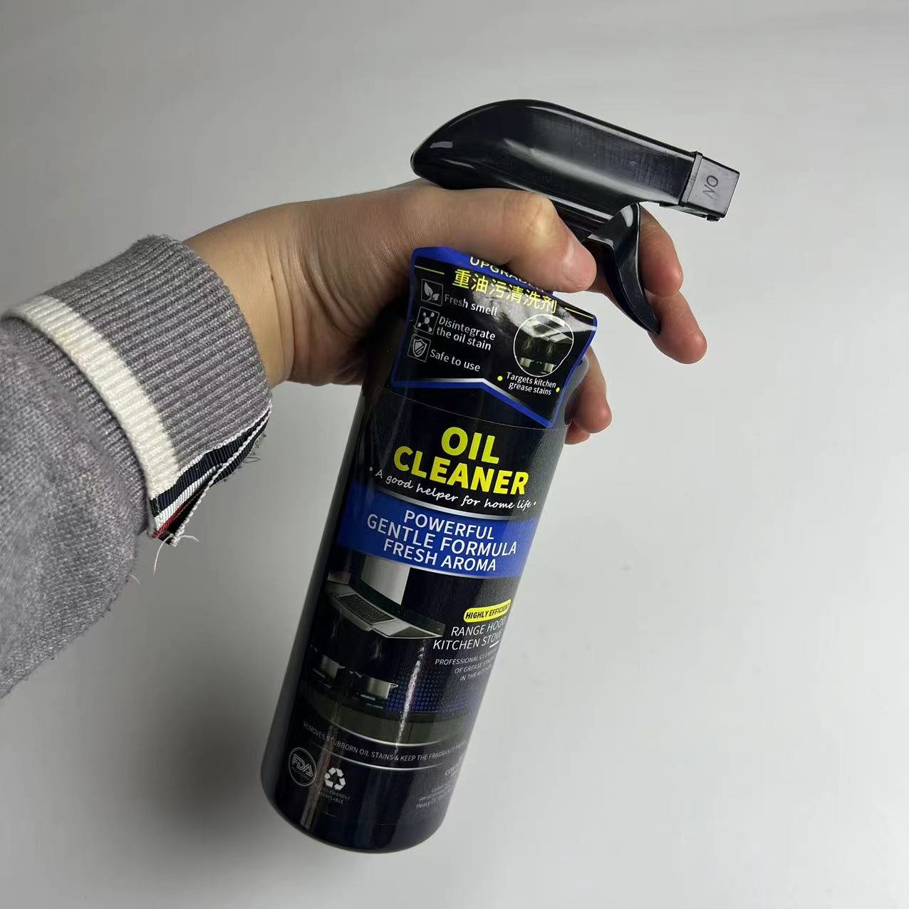 Kitchen Cleaner Spray Oil Grease Stain Remover Powerful Deep Cleaning Products Kitchen Oven Heavy Oil Stain Cleaners