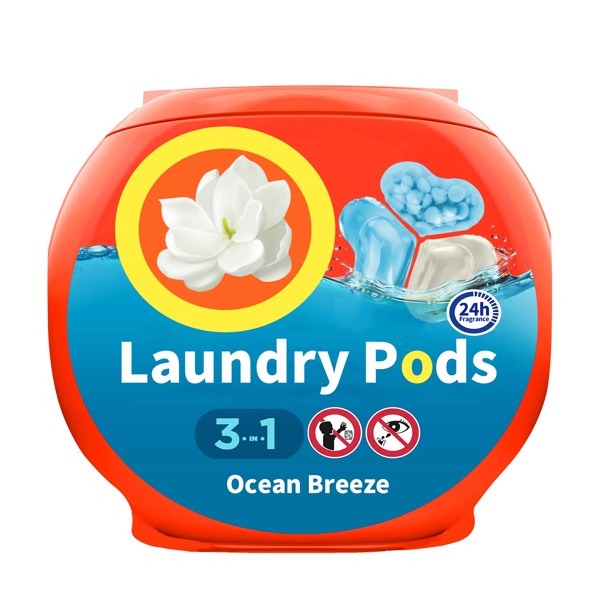 OEM 3 In 1 Laundry Detergent Pods Laundry Beads Washing Powder Cleaning Product Household Chemicals