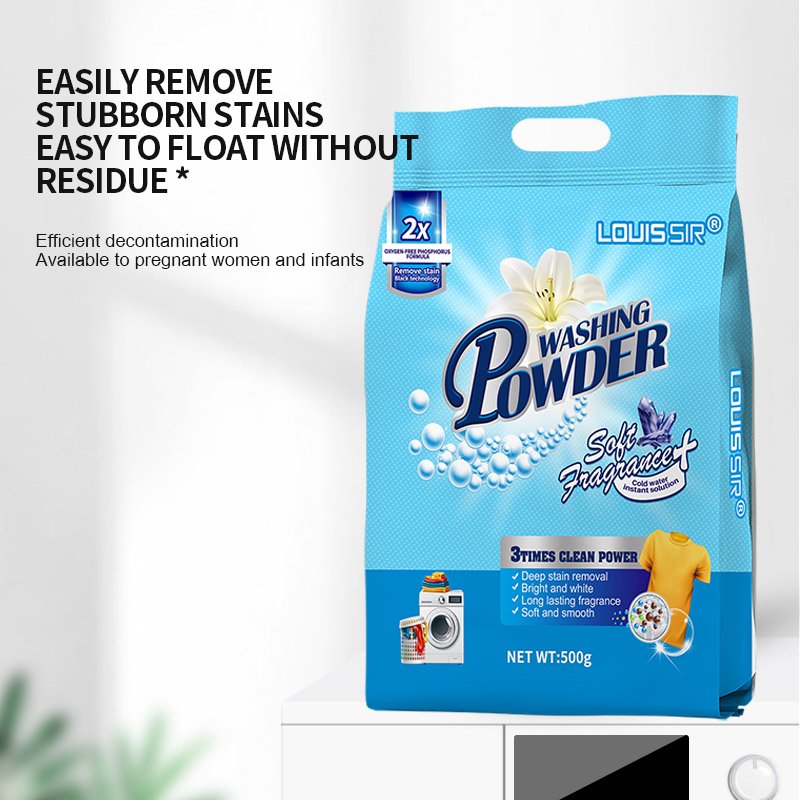 Factory Supplier OEM Brands Logo High Foam Laundry Detergent Washing Powder From Detergent Factory